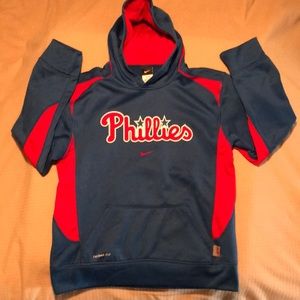 Kids Nike XL Phillies Therm-Fit Hoodie